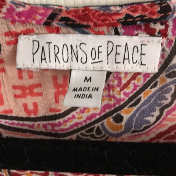 PATRONS OF PEACE cute flirty top - Picture 2 of 4